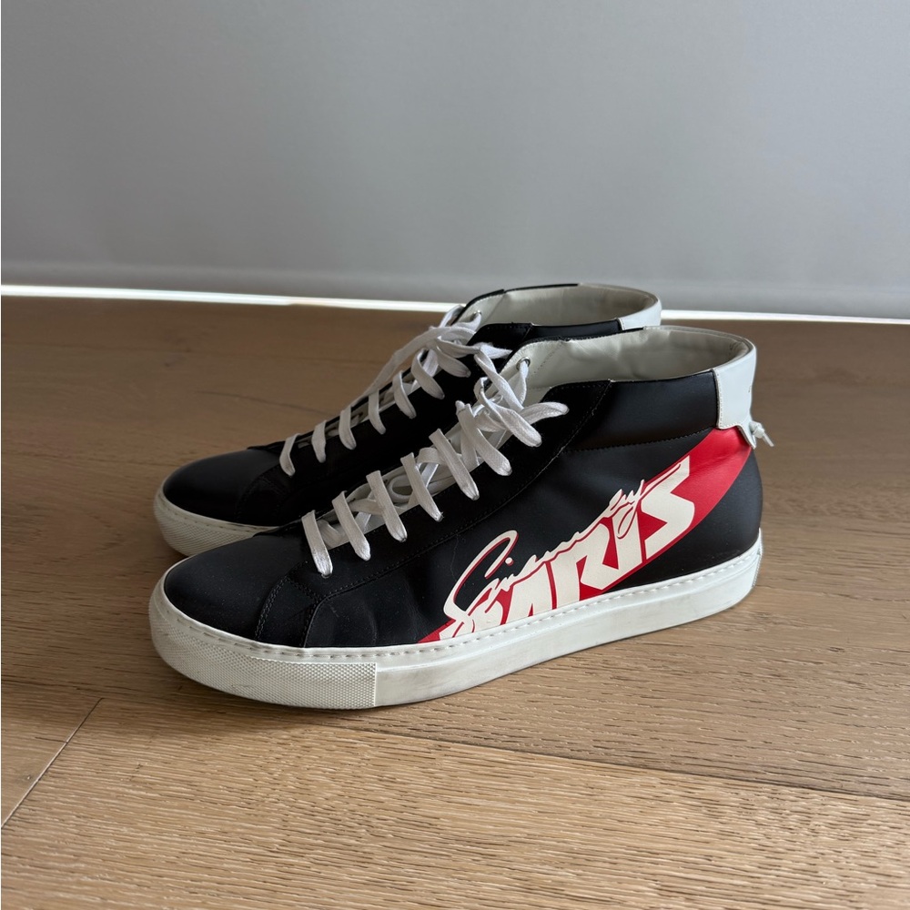 Givenchy Black and Red Sneakers